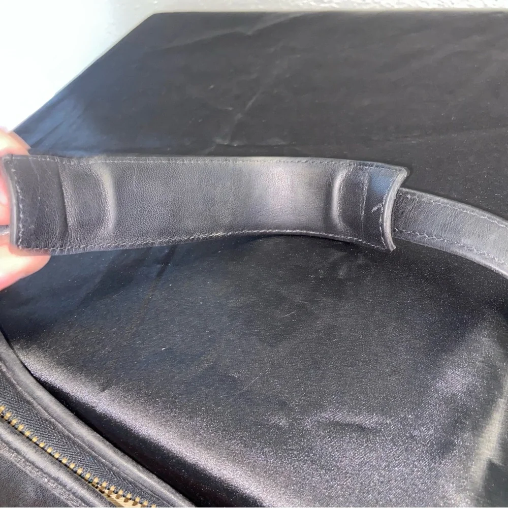 Coach Black Leather Shoulder Bag Style # A10-9213 - Picture 7 of 13